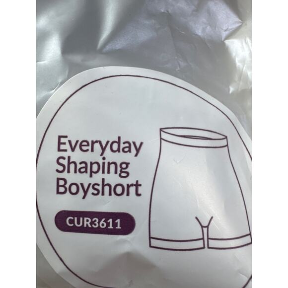 Brand New Curveez Women's Size Medium Black Everyday Shaping Boyshort - Picture 6 of 9